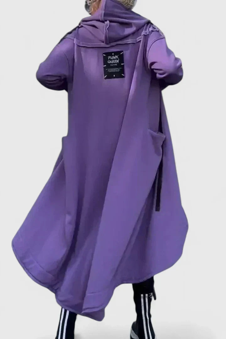 Melina | Langer Damen Kapuzenmantel